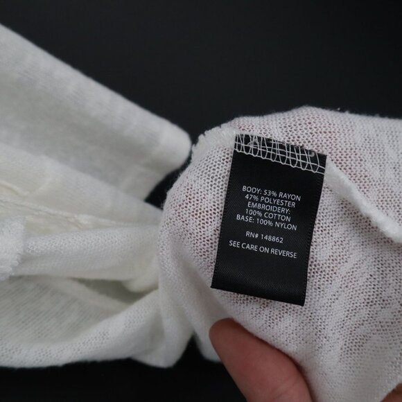 Torrid Cardigan Womens 0 White Boho Ethereal Resort Coastal Crochet Grannycore - Picture 5 of 16